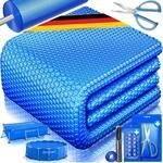 Kesser&reg; Pool-solarfolie 400 &Mu;m, Zuschneidbar, Mit 12 &Ouml;sen - Blau, 800 X 400...