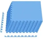 Pool Bodenschutzmatte 40 Stk. Blau 14,4 M&sup2; Eva-schaum Vidaxl