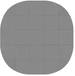 Pool Bodenschutzmatte 25 Stk. &Oslash; 292 Cm Rund Eva-schaum Grau Vidaxl