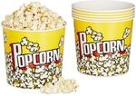 Relaxdays - 24 X Popcorn Eimer, Popcorn Beh&auml;lter Kunststoff, Popcornk&uuml;bel
