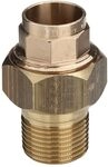 Viega - Rohrverschraubung 94331g Flachdichtend In 28mm X R1 Rotguss