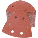 100 St&uuml;ck Deltaschleifpapier 100 K&ouml;rnung Klett 93x93mm Mit Staubabsaugung...