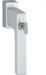 Hoppe - Fenstergriff Toulon Sperrzylinder Secustik, Vk 32-42 Mm, Silber Eloxiert