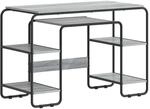 Schreibtisch Mit Stauraum Sonoma-grau 113,5 X 52 X 75,5 Cm Vidaxl