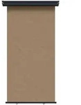 Vidaxl Balcony Side Awning 117 X 250 Cm 100% Polyester Iron Steel