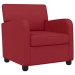 Sessel Weinrot Kunstleder Vidaxl