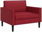 Xl-sessel Bordeauxrot Kunstleder Vidaxl