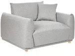 Sessel Jubek Stoff Hellgrau