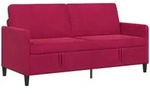 Sofa Mit Stauraum Weinrot 172 X 78 X 87 Cm Polyester Vidaxl
