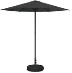 Vidaxl Garden Parasol With Base 230 X 230 Cm Polyester Rectangular
