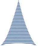 Sonnensegel Dreieckig 4 X 5 X 5 M Hdpe Blau Und Wei&szlig; Vidaxl