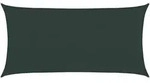 Sonnensegel Rechteckig 2 X 6 M Hdpe Dunkelgr&uuml;n Vidaxl