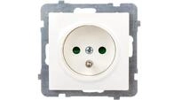 As Einzelsteckdose Mit/mit Jalousien Ecru Gp-1gzp/m/27