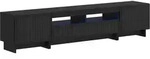 5-teiliges Led Tv Schrank Schwarz Holzwerkstoff Vidaxl