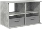 Vidaxl Tv Stand With Drawer Concrete Grey 79 X 40 X 48 Cm