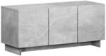 Tv-lowboard 90 X 34,5 X 40 Cm Betongrau Holzwerkstoff Vidaxl