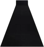 L&auml;ufer Antirutsch Rumba Einfarbig Schwarz 70 Cm Black 70x110 Cm