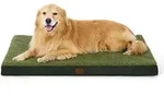 Orthop&auml;disches Hundebett L 112x81cm Dunkelgr&uuml;n, Waschbar, Kuschelig