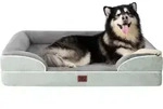Orthop&auml;disches Hundebett Xxl 132x104cm Mit Memory Foam, Waschbar, Wasserdicht,