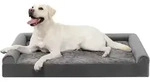 Hundebett Xl Orthop&auml;disch 111x81cm Mit Erh&ouml;hten R&auml;ndern, Waschbarer Bezug