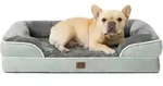 Orthop&auml;disches Hundebett Mit Memory Foam, Waschbar, Wasserdicht, Rutschfest, L