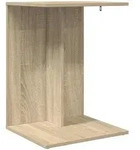 Vidaxl Side Table Sonoma Oak 45 X 40 X 62.5 Cm Engineered Wood