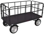 Cordes Handpritschenwagen Mit 4 Rohrgitterw&auml;nden Ral 7016