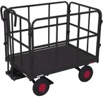 Cordes Handpritschenwagen Mit 4 Rohrgitterw&auml;nden Ral 7016