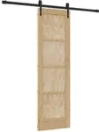 Vidaxl Sliding Door Orkdal 61 X 198.5 Cm Solid Pine Wood