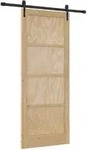 Vidaxl Sliding Door Orkdal 86 X 211 Cm Solid Pine Wood Natural
