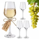 Relaxdays Weingl&auml;ser, 4er Set, 360 Ml, Sp&uuml;lmaschinenfest, Klassisches Design,