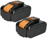 Extensilo 2x Akku Kompatibel Mit Rockwell Rk1807k2 Rk1806k2, Rd2872, Rd2873,...