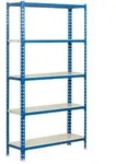 Simonrack Moderne Regale In Blau Und Wei&szlig; Aus Metall 5 Ebenen
