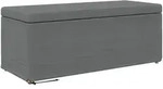 Vidaxl Stool Dark Grey 101 X 41 X 40 Cm Fabric And Engineered Wood