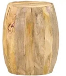 Fasshocker Mango Massivholz Vidaxl