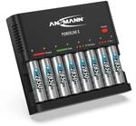Ansmann - Akku Ladeger&auml;t F&uuml;r 1-4 Aaa,aa Nimh Akkus Inkl. 8x Aa 2850er Aa
