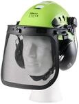 Forsthelm Forstschutzhelm Mit Visier Und Geh&ouml;rschutz Schutzhelm Gr&uuml;n