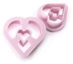 Ibili Ausstechformen Herzset 26x13 Cm