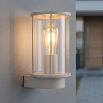 Au&szlig;enwandleuchte Wandleuchte Au&szlig;enleuchte Led Ip54 Sand Edelstahl H 25,2 Cm