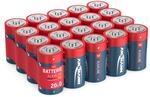 Ansmann Alkaline Batterien Mono D Lr20 1,5v, 20 St&uuml;ck