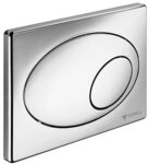 Schell Wc-bet&auml;tigungsplatte 2-mengensp&uuml;lung, Ovale Bet&auml;tigung, Wei&szlig;