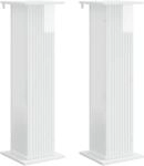 Vidaxl Plant Stand 2 Pcs High Gloss White 30.5 X 30 X 100.5 Cm