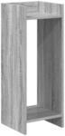 Vidaxl Plant Stand Grey Sonoma 30 X 30 X 80 Cm Engineered Wood