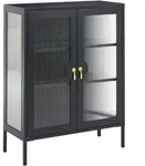 B&uuml;roschrank Gleora Metall Schwarz