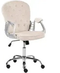 Schreibtischstuhl Princess Samtstoff Taupe