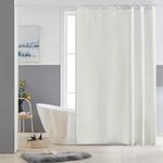 Duschvorhang 150x180cm Antischimmel Polyester Wasserabweisend Beige 1 Vorhang 10