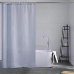 Duschvorhang Textil 120x180 Cm, Schimmelresistent, Wasserabweisend, Waschbar, Grau