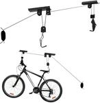 Wiltec - Fahrradlift Deckenhalter 20kg, 4 M Deckenh&ouml;he, Fahrradgarage...