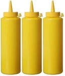 Spenderflasche F&uuml;r Kalte So&szlig;en, 3er-set - Transparent 0,7l - Hendi 557952