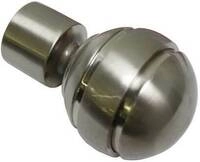 Gardinia Endknopf Elypse Zu Stilprogramm Chicago, &Oslash; 20 Mm, Edelstahl-optik,...